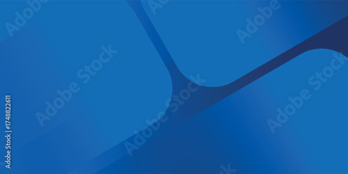 trendy blue background with glowing geometric lines. Modern blue gradient square shape design. technology concept. Suit for brochure.trendy