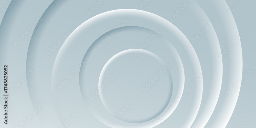 Obraz premium Gradient background. Abstract circle papercut smooth color composition. Vector illustration