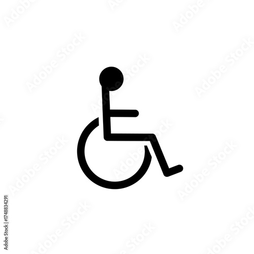 International Symbol of Access, depicting a person in a wheelchair.