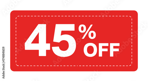 Promotional banner for businesses showing a significant discount with attention-grabbing design and clear message display