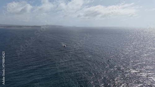 Northern Beaches, NSW, Sydney Suburbs, Australia. Ocean view from above.