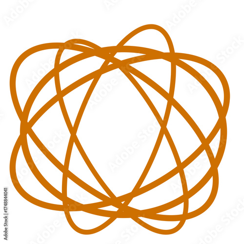Twisted orange desert vine with sandy base, adding organic texture to arid, boho, or rustic nature-themed visual layouts.
