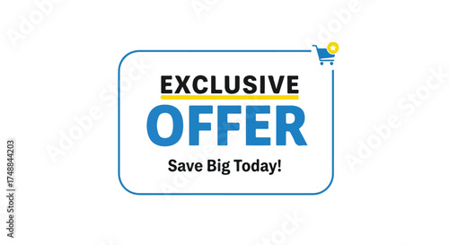 Eye-Catching Vector Graphic Featuring an Exclusive Limited-Time Offer for Shoppers Today with Great Savings
