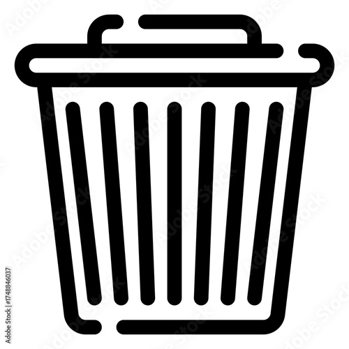 Trash can icon