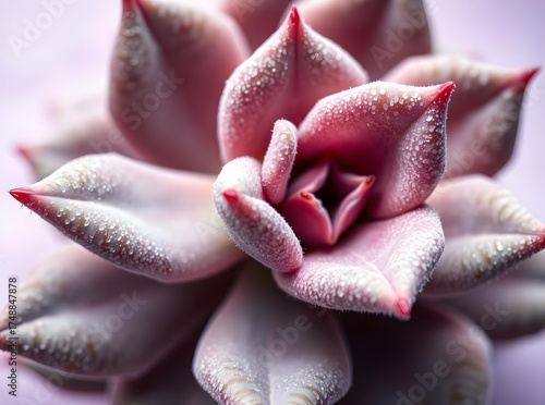 Wallpaper Mural Textured Gasteria Succulent on Lavender Torontodigital.ca