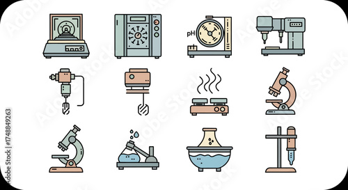 Laboratory Equipment: A Collection of Scientific Instruments.