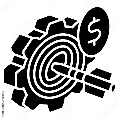 Target Audience Mini Illustration Isometric Icon. Use For Modern Concept, Print, Ui, Ux Kit, Web And App Development. Vector Related To Market, Business, Finace