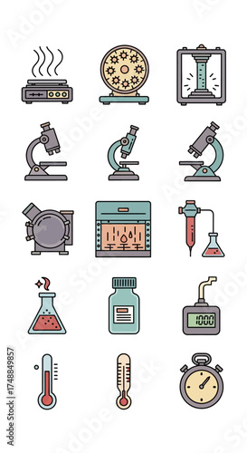 Science Lab Equipment: A Collection of Essential Tools.