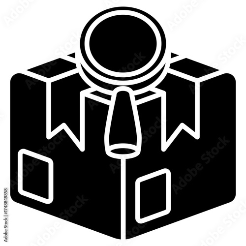 Brand Study Mini Illustration Isometric Icon. Use For Modern Concept, Print, Ui, Ux Kit, Web And App Development. Vector Related To Market, Business, Finace
