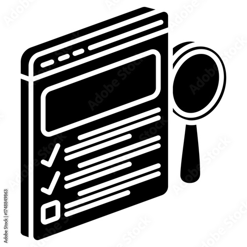 Business Survey Mini Illustration Isometric Icon. Use For Modern Concept, Print, Ui, Ux Kit, Web And App Development. Vector Related To Market, Business, Finace
