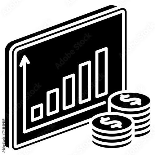 Demand Mini Illustration Isometric Icon. Use For Modern Concept, Print, Ui, Ux Kit, Web And App Development. Vector Related To Market, Business, Finace