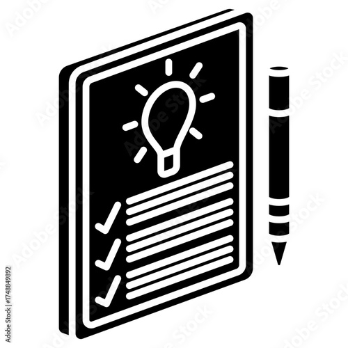Concept Idea Mini Illustration Isometric Icon. Use For Modern Concept, Print, Ui, Ux Kit, Web And App Development. Vector Related To Market, Business, Finace
