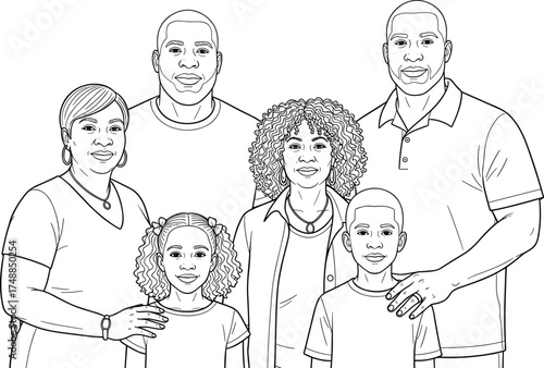 Vibrant and diverse group of colorful human silhouettes standing together, symbolizing a united community, strong teamwork, and collective strength in a modern, inclusive design concept