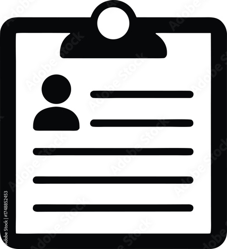 Attendance Sheet vector icon.
