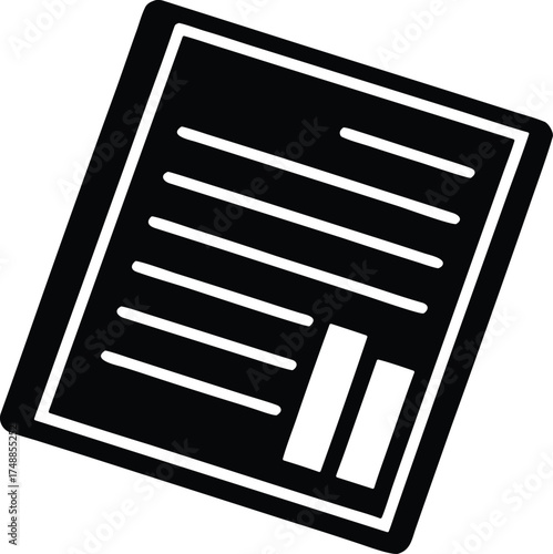 Report Card vector icon.