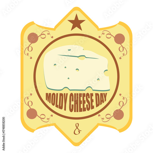 Moldy Cheese Day sticker