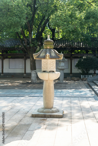 Lamps in Chinese temple