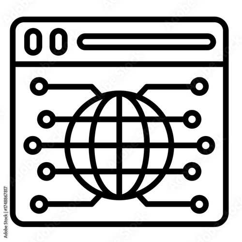 Backlink Icon Element For Design