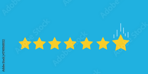 Seven Stars Service Quality Customer Satisfaction Rating Experience Review Excellence Feedback Shining Rewards
