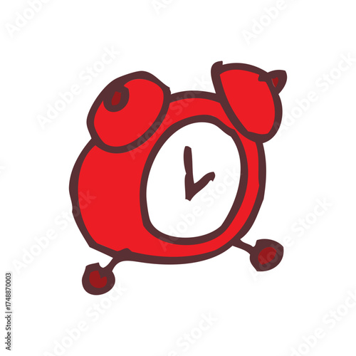 Red Alarm Clock Icon