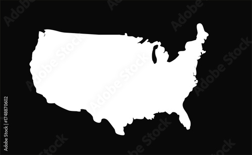 Detailed map of the united states highlighting export commodity concepts for main exported products and economic impact