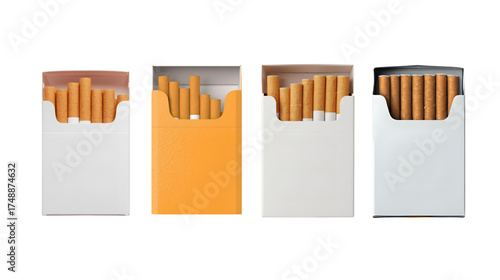 empty cigarette pack