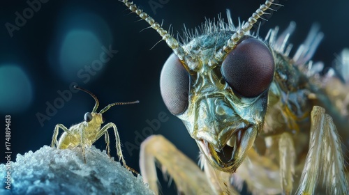 microbes seen under a microscope