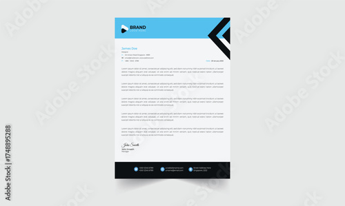 business Letterhead Design ai 