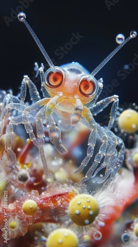 microbes seen under a microscope