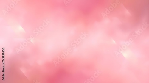 Abstract pink foggy background with yellowy shapes effect.
