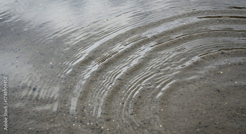Ripples on Water Surface - Abstract Texture and Patterns.