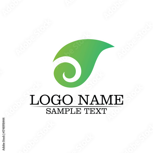Eco Tree Leaf Logo Template