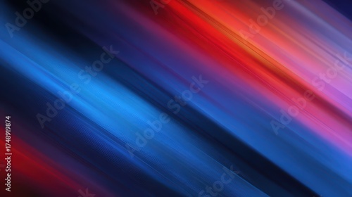 Gradient lines of blue, red, purple, and orange colors diagonal. Use it as background, texture, or to add a modern artistic touch.