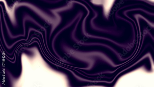 Dark abstract wavy background for modern projects. Luxury indigo color flowing texture wallpaper.