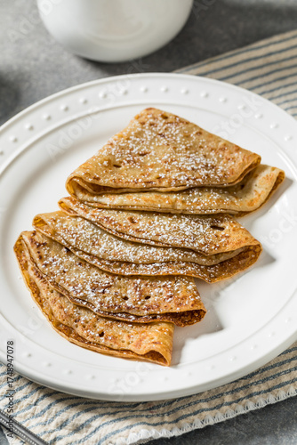 Sweet Homemade French Crepes