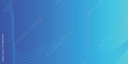 abstract blue wavy background with line wave. vector illustration eps10