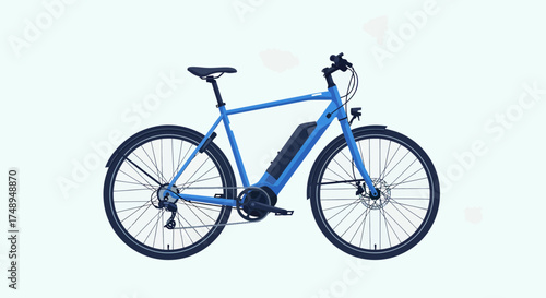 bicycle on a white background