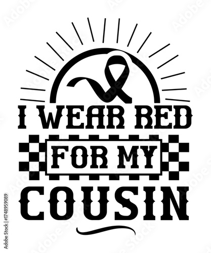heart disease awareness svg design
