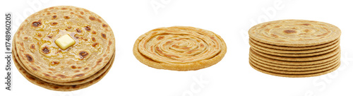 Wallpaper Mural Homemade paratha recipe indian flatbread breakfast lunch dinner food photography cooking culinary delicious 100 on transparent background Torontodigital.ca