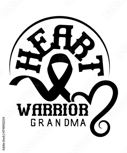 heart disease awareness svg design bundle