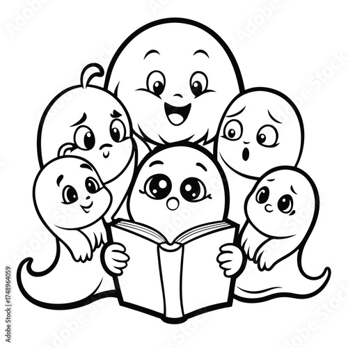 Friends Gathering Around a Campfire to Share Spooky Stories