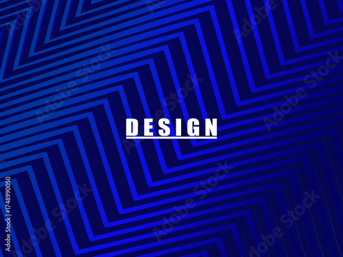 Premium background design with diagonal dark blue stripes pattern. Vector horizontal template for digital lux business banner, contemporary formal invitation, luxury voucher, prestigious gift certific