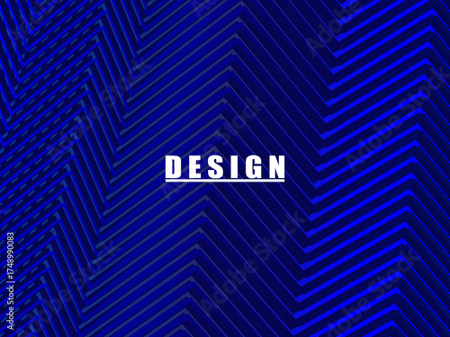 Premium background design with diagonal dark blue stripes pattern. Vector horizontal template for digital lux business banner, contemporary formal invitation, luxury voucher, prestigious gift certific
