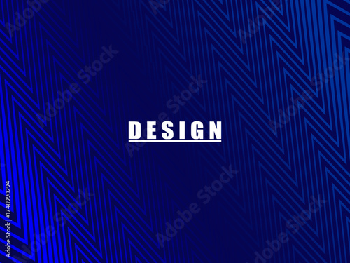 Premium background design with diagonal dark blue stripes pattern. Vector horizontal template for digital lux business banner, contemporary formal invitation, luxury voucher, prestigious gift certific
