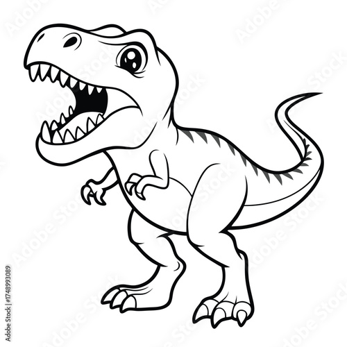 Roaring Tyrannosaurus Rex Drawing: Unleash the Prehistoric Beast