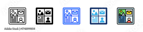 Storyboarding Icon Collection With Multiple Styles