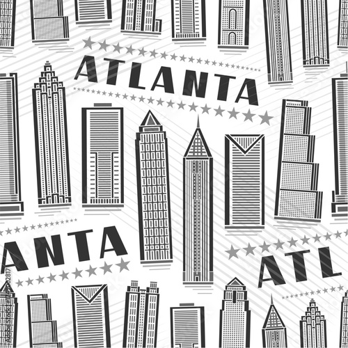 Vector Atlanta Seamless Pattern