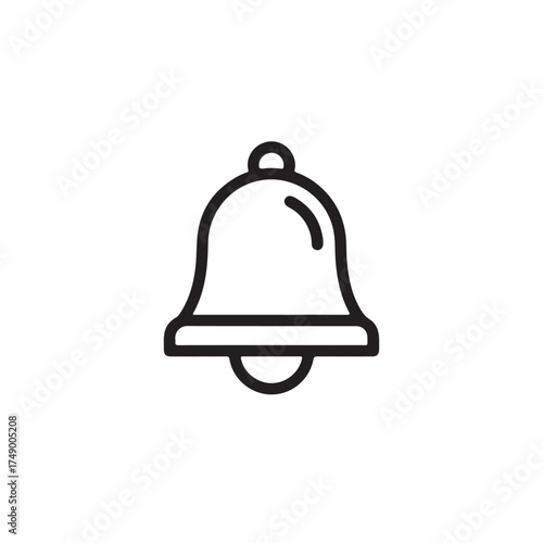 bell isolated on white background