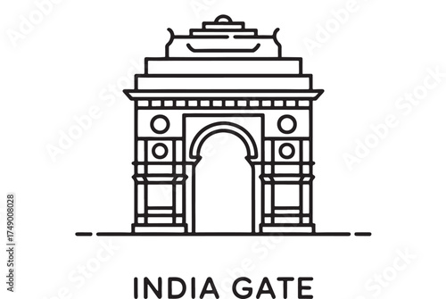 Iconic archway monument symbolizing travel and national pride
