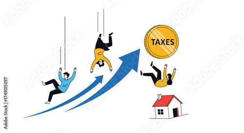 Understanding the impact of increasing taxes on individuals and housing markets.